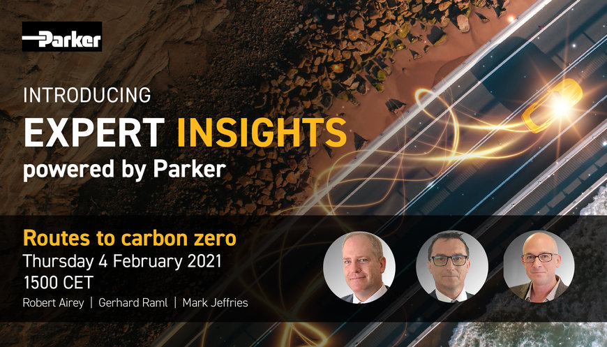 Parker presents first ‘Expert Insights’ tech talk on routes to carbon zero
